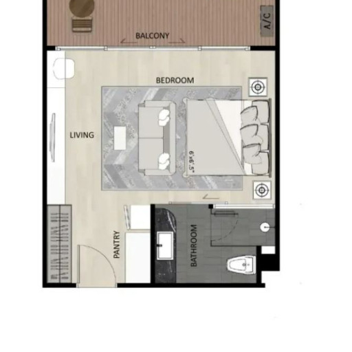 Sea Heaven, Studios - from 30 m² to 43 m²